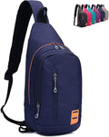 Peicees Small Sling Backpack Waterproof Unisex Shoulder Bag Chest Crossbody by Peicees