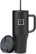 IRON °FLASK Co-Pilot Insulated Mug w/Straw & Flip Cap Lids by IronFlask