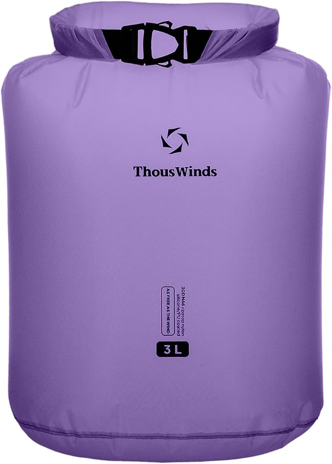 Thous Winds Waterproof Dry Bag, Ultralight 3L/6L/12L/24L/36L Roll Top by ThousWinds