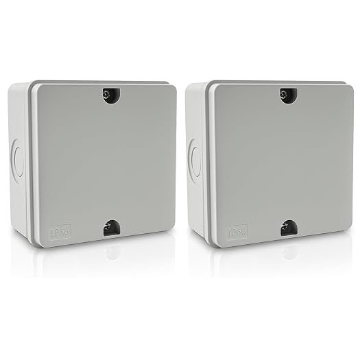 NineLeaf Junction Box, Waterproof Electrical Box IP66 Water Resistant Dustproof by NineLeaf