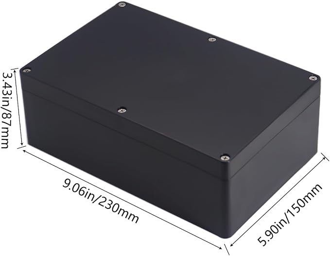 Project Box ABS Black Electrical Boxes IP65 Outdoor Waterproof Box Electronic - Image 3