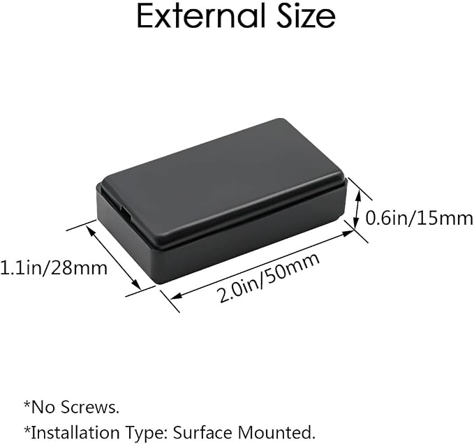 LeMotech Project Box 10 Pieces ABS Plastic Electrical Project Case Small - Image 2