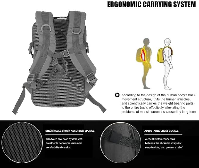 Miramrax 12L Small Backpack Day Pack - Image 7