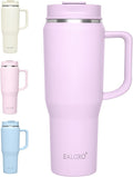 EALGRO 40 oz Tumbler with Handle, Insulated Tumblers with Lid and Straw by EALGRO