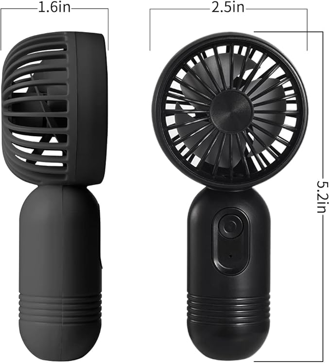 Mini Portable Fan 6 Pack, Cute Handheld Battery Operated Lightweight Small - Image 2