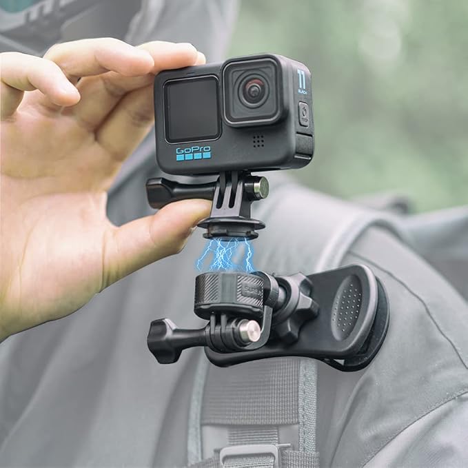 Magnetic Backpack Strap Mount Quick Clip Mount by SKEZN