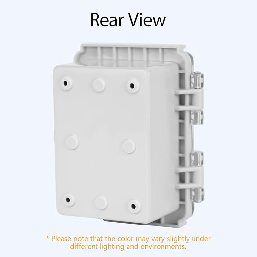 LeMotech Electrical Box, IP67 Waterproof Hinged Clear Cover Stainless Steel - Image 6