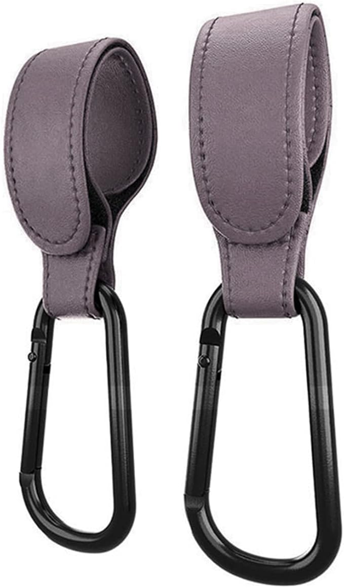 Portable Stroller Hooks Adjustable PU Leather Multi-Purpose Clip Your Purse - Image 6