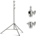 NEEWER 7.2ft/2.2m Stainless Steel Light Stand, Spring Cushioned Heavy Duty by Neewer