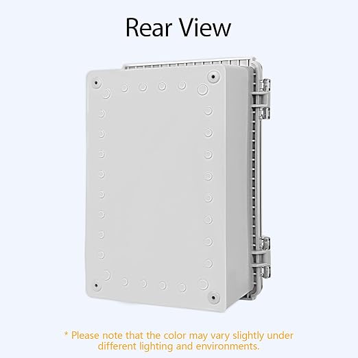 LeMotech Electrical Box, IP67 Waterproof Hinged Clear Cover Stainless Steel - Image 6