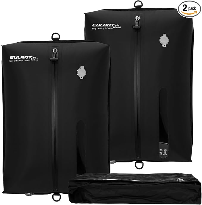 Reusable Vacuum Bags for Travel, Professional Waterproof IPX8 Zipper Vacuum by EULANT