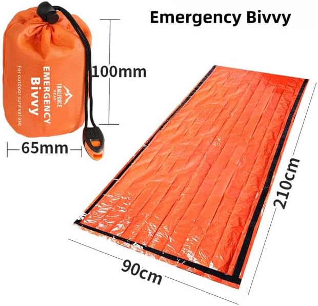Emergency Bivy Sack Survival Sleeping Bag – Waterproof Thermal Emergency - Image 5