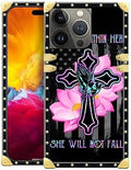 Compatible with iPhone 15 Pro Max Case, Praying Cross Hands Luxury Golden by Unknown