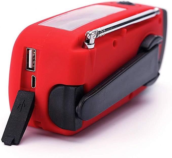FM/AM/NOAA Weather Radio Hand Crank Self Powered Solar Portable Mini Emergency - Image 6