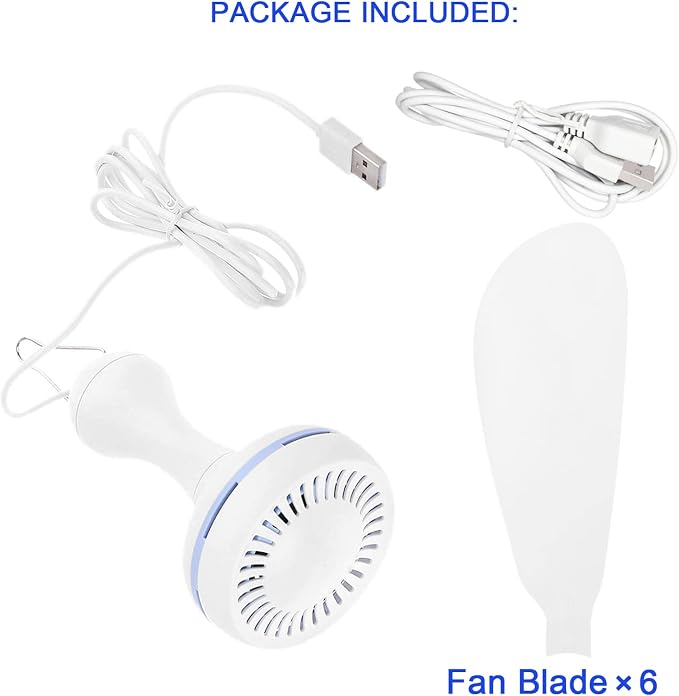 Silent USB Powered Ceiling Canopy Fan - Image 7
