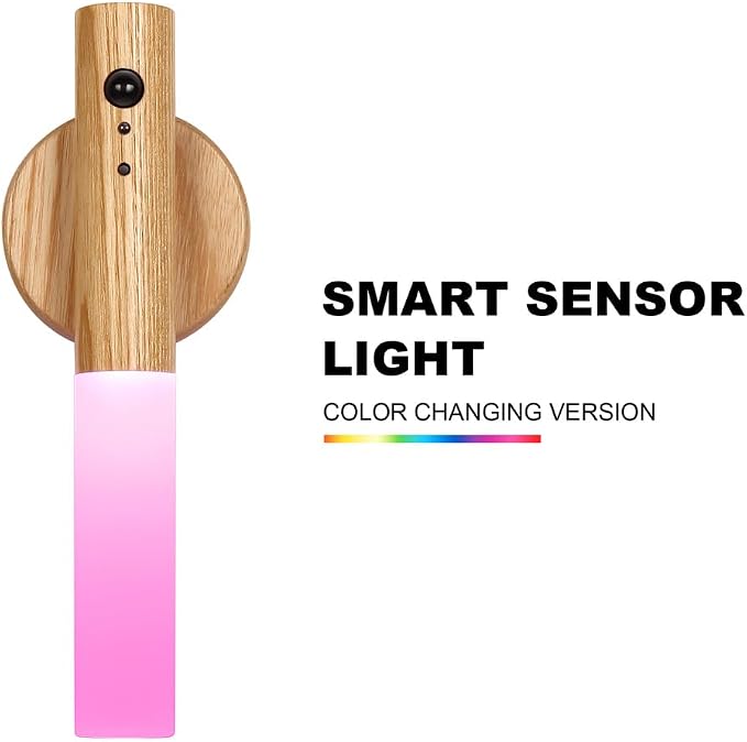 LANDGOO RGB Motion Sensor Night Light, Color Changing Atmosphere Lamp, Battery - Image 5