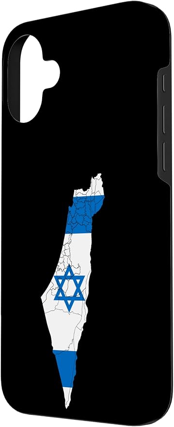 Israel National Flag Distressed Map Case - Image 2