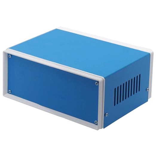 Zulkit Junction Box Blue Metal Project Box DIY Electric Enclosure Case - Image 8