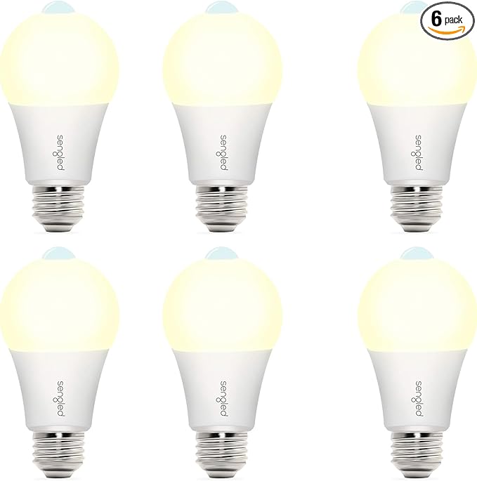 Sengled Motion Sensor Light Bulbs, A19 LED Dusk to Dawn Bulbs 3000K Soft White by Sengled