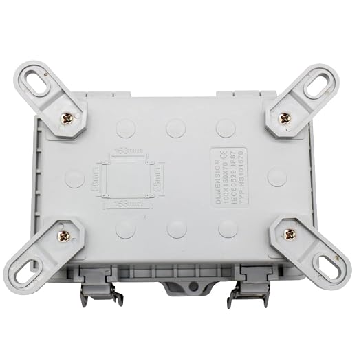 Mini Grey Watertight Junction Box Hinged Cover - Image 7