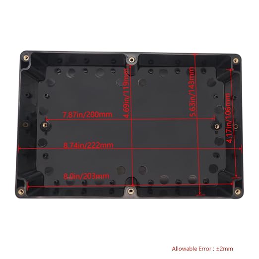 Junction Box IP65 Waterproof ABS Plastic Electrical Project Case Power Junction - Image 3