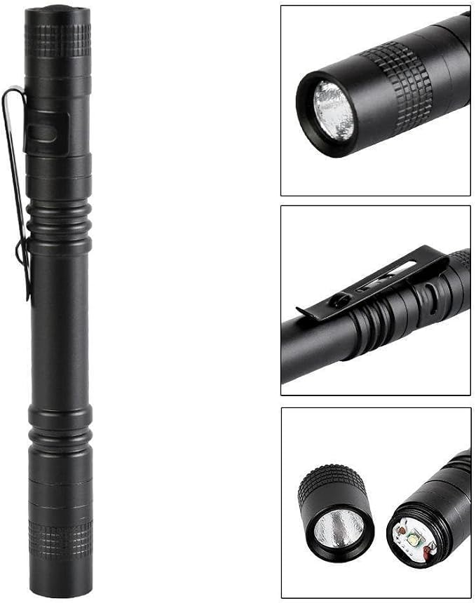 Pen Flashlight, Mini Flashlight Bright Pocket Penlight - Image 7