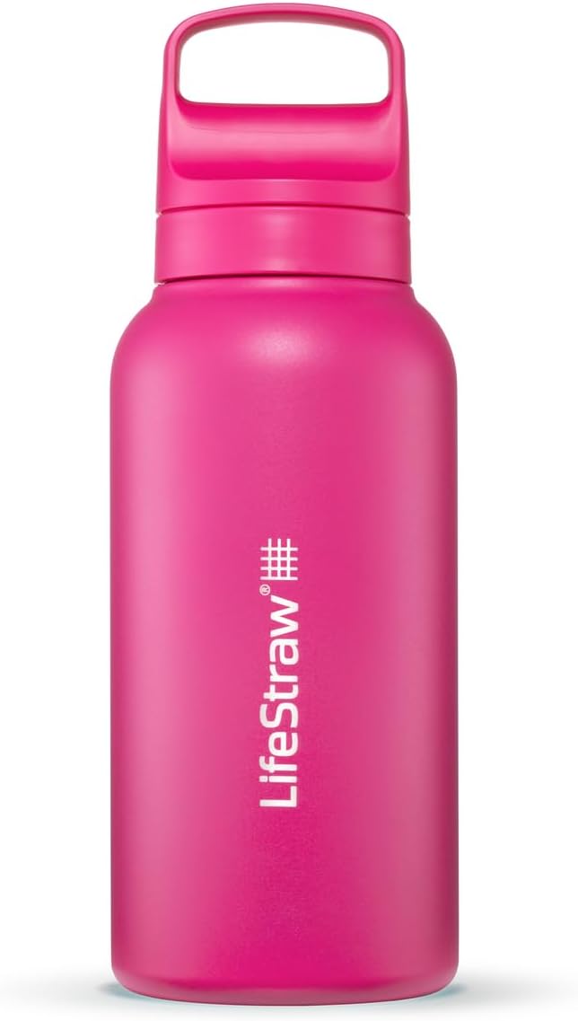 LifeStraw Go Series – Insulated Stainless Steel Water Filter Bottle by LifeStraw