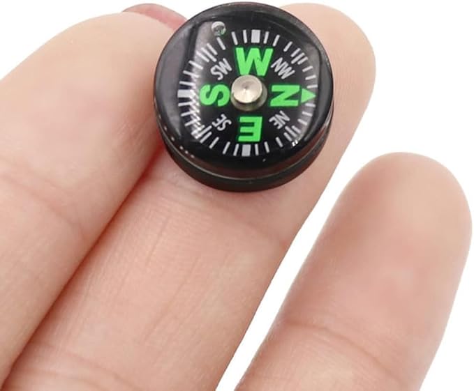 5 Pack Mini Pocket Compass 25mm – Survival Button Compass - Image 5