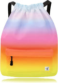 Waterproof Drawstring Bag, Gym Bag Sackpack Sports Beach Backpack by Risefit