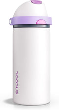 Insulated Water Bottle with Straw by ENCOOL