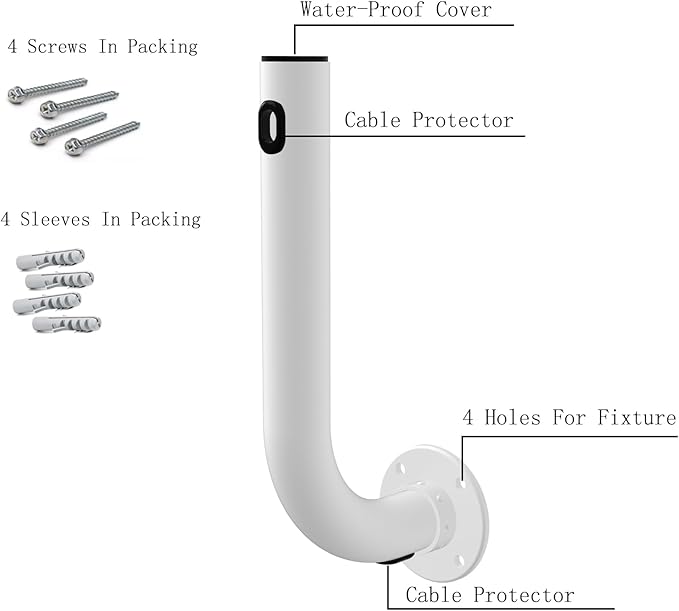 Pole Mount, Electronics Pole for Outside Home Antenna Installation, 15inch - Image 4