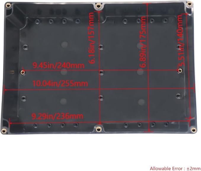 Project Box ABS Black Electrical Boxes IP65 Outdoor Waterproof Box Electronic - Image 4