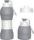 Collapsible Lightweight 20oz Water Bottle, Food-Grade Silicone BPA Free by Unknown