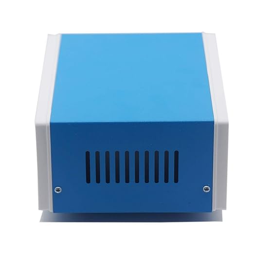 Zulkit Junction Box Blue Metal Project Box DIY Electric Enclosure Case - Image 4