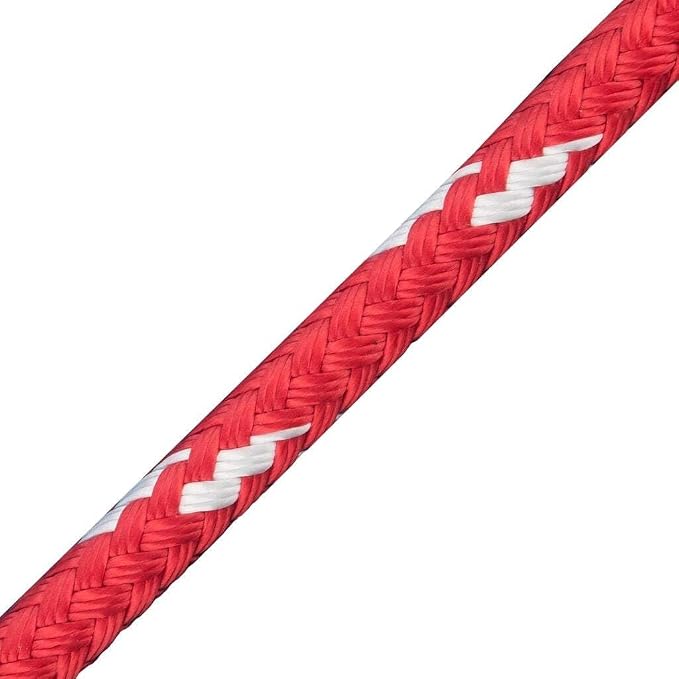 New England Ropes 1/4in Sta-Set Solid Red 30 Feet Long by New+England+Ropes
