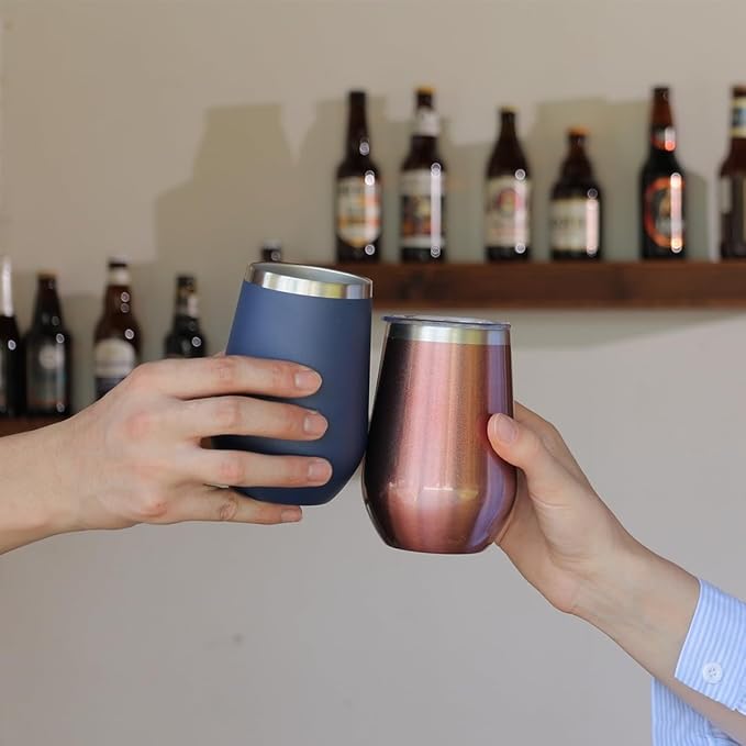 MEWAY 12oz Stainless Steel Wine Tumbler - Image 8