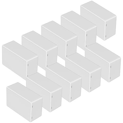 LeMotech Project Box 10 Pieces ABS Plastic Electrical Project Case Small by LeMotech