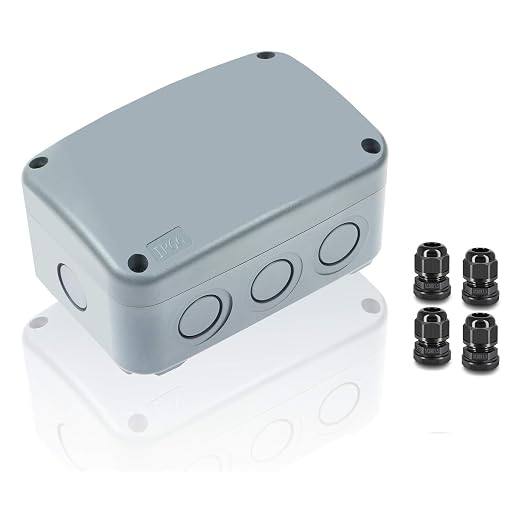 SuperInk PVC/ABS Plastic Dustproof Waterproof IP66 Electrical Junction Box 4.9 by SuperInk