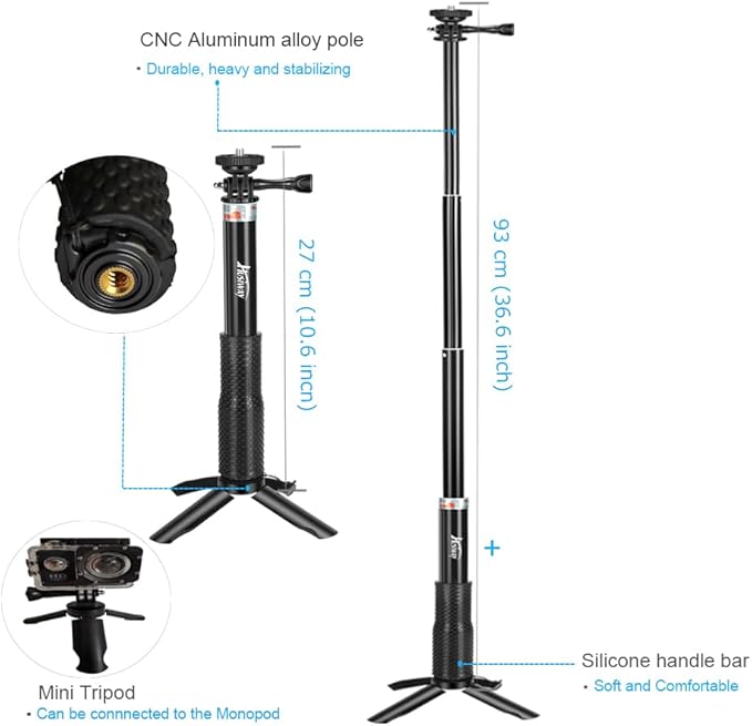Accessories Bundle for DJI Osmo Action 5 Pro/Action 4/3 Waterproof Case Diving - Image 4