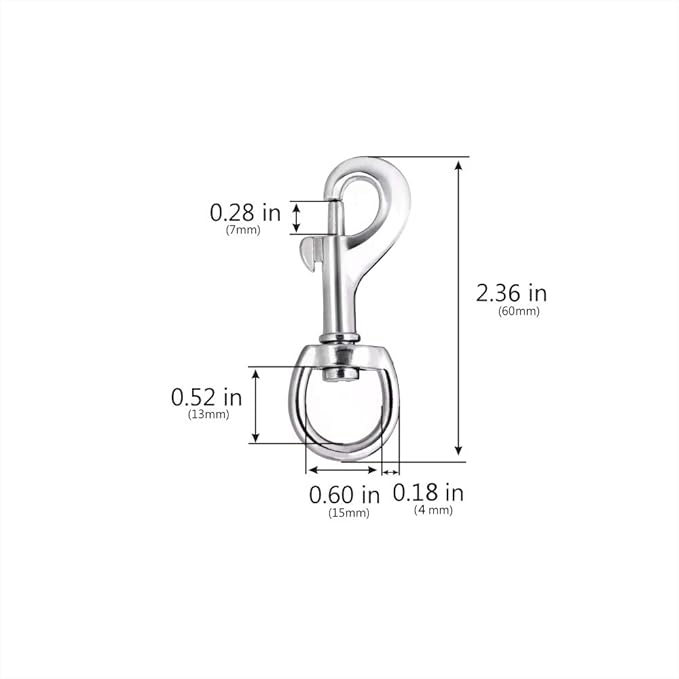 Lucky Goddness 20pcs Swivel Snap Hooks - Image 2