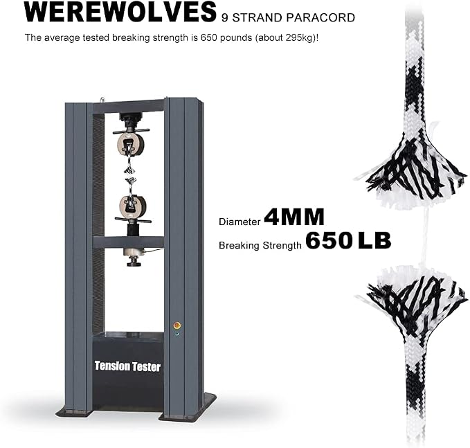 WEREWOLVES 650lb Paracord/Parachute Cord - Image 4