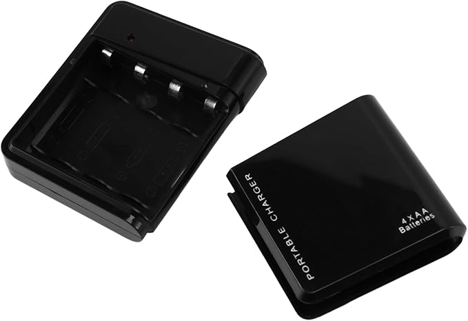 6pcs Black 4X AA Battery Portable Emergency Power Charger USB - Image 3