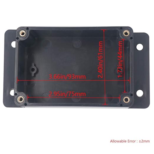2Packs Junction Box IP65 Waterproof ABS Plastic Electrical Project Case Power - Image 3