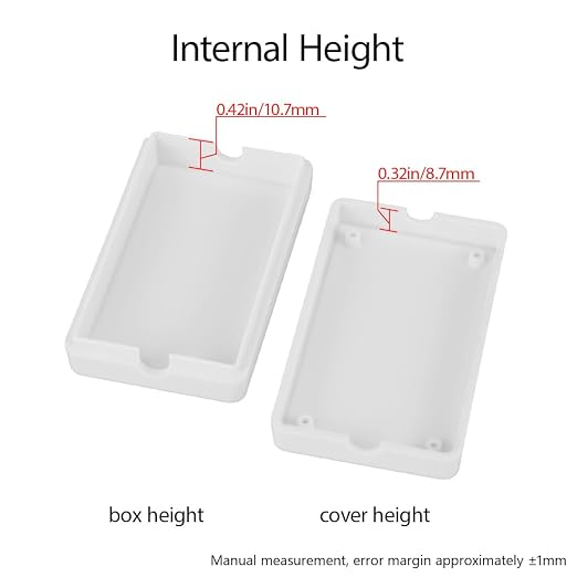 LeMotech Project Box 5 Pieces ABS Plastic Electrical Project Case Small - Image 4