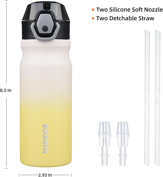 BJPKPK Insulated Water Bottle 18oz Stainless Steel Water Bottles - Image 4