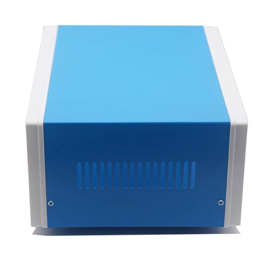 Zulkit Electronic Enclosures Blue Metal Enclosure Project Case DIY Box Junction - Image 4