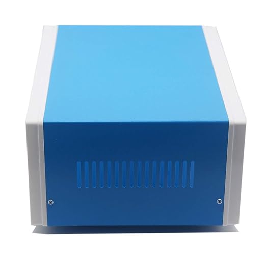Zulkit Electronic Enclosures Blue Metal Enclosure Project Case DIY Box Junction - Image 4