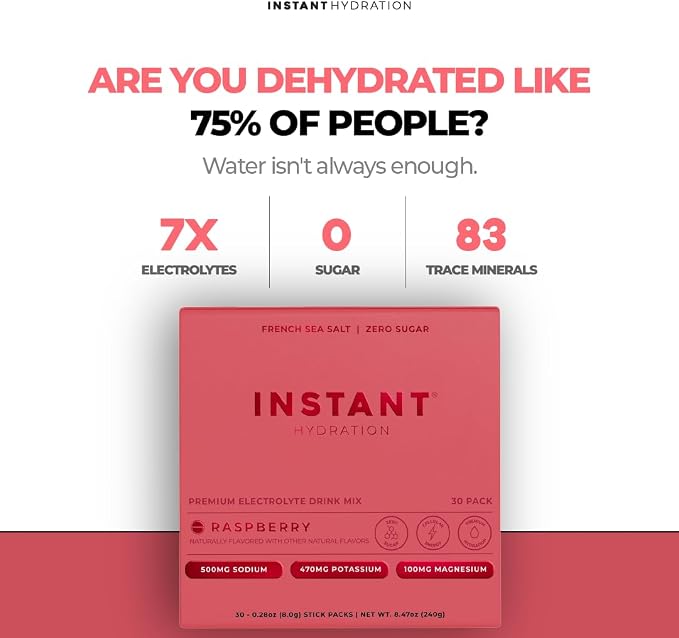 Instant Hydration Electrolytes Powder Packets - Image 2
