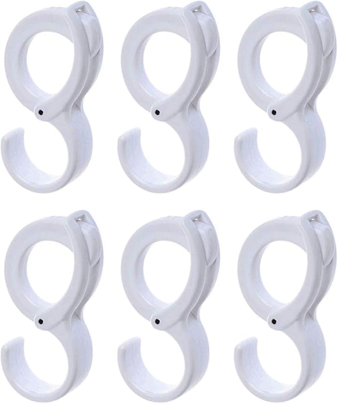 White Hanging Hooks, Table Edge Hook, Hook Clip, Hanging Clips Hook, Windproof by Artist+Unknown