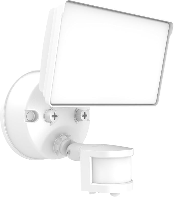 HALO FGS Ultra Bright Outdoor LED Security Floodlight, 120-227V w/CCT & Lumen by HALO